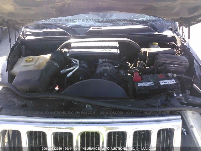 1J8HG48K58C132458 - 2008 JEEP COMMANDER SPORT შავი ფოტო 10