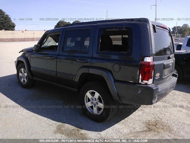 1J8HG48K58C132458 - 2008 JEEP COMMANDER SPORT BLACK photo 3