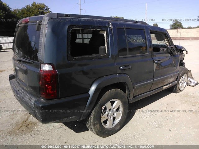 1J8HG48K58C132458 - 2008 JEEP COMMANDER SPORT შავი ფოტო 4