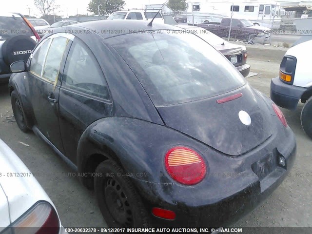 3VWBK21C93M418126 - 2003 VOLKSWAGEN NEW BEETLE GL 黑色 照片 3
