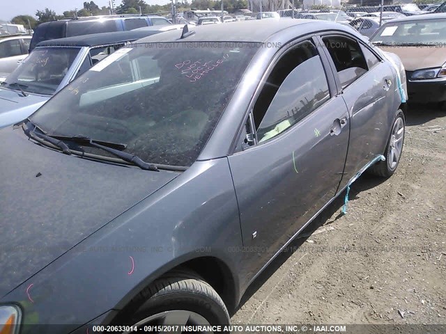 1G2ZG57B294141086 - 2009 PONTIAC G6 SILVER photo 6