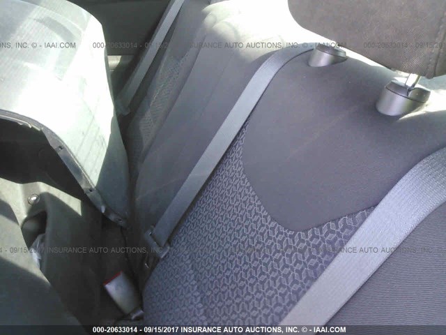 1G2ZG57B294141086 - 2009 PONTIAC G6 SILVER photo 8