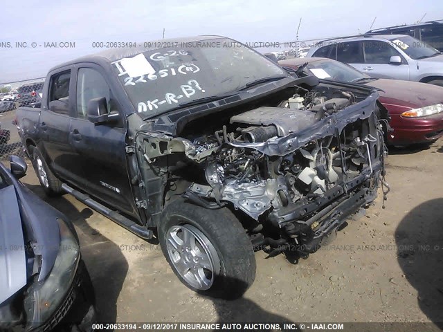 5TFEV54137X032028 - 2007 TOYOTA TUNDRA CREWMAX SR5 GRAY photo 1