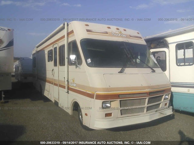 1GBKP37W5K3301692 - 1989 FLEETWOOD BOUNDER  YELLOW photo 1