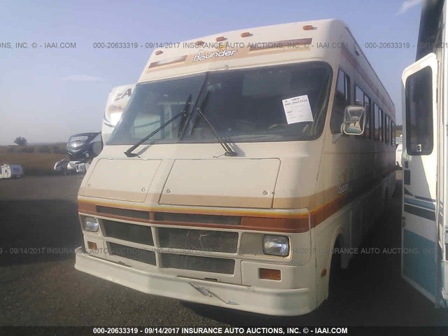 1GBKP37W5K3301692 - 1989 FLEETWOOD BOUNDER  YELLOW photo 2