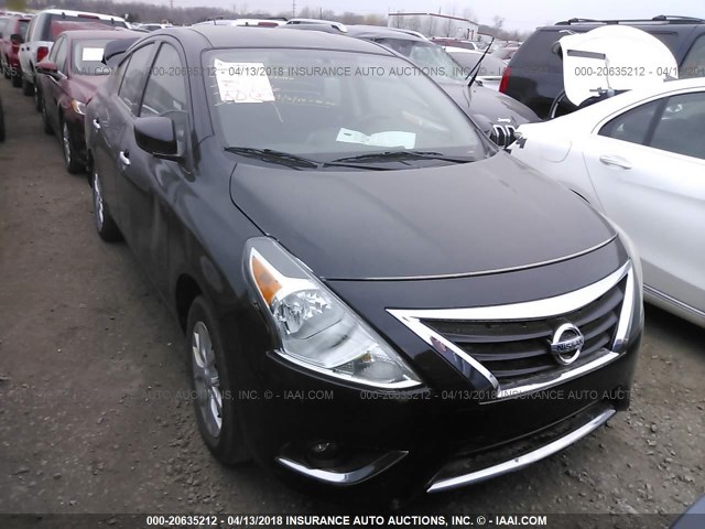 3N1CN7AP6HL801424 - 2017 NISSAN VERSA S/S PLUS/SV/SL BLACK photo 1