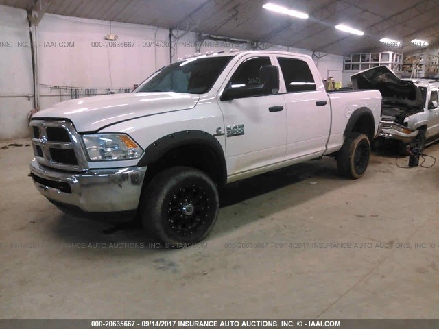 3C6UR5CL7EG272274 - 2014 RAM 2500 ST WHITE photo 2