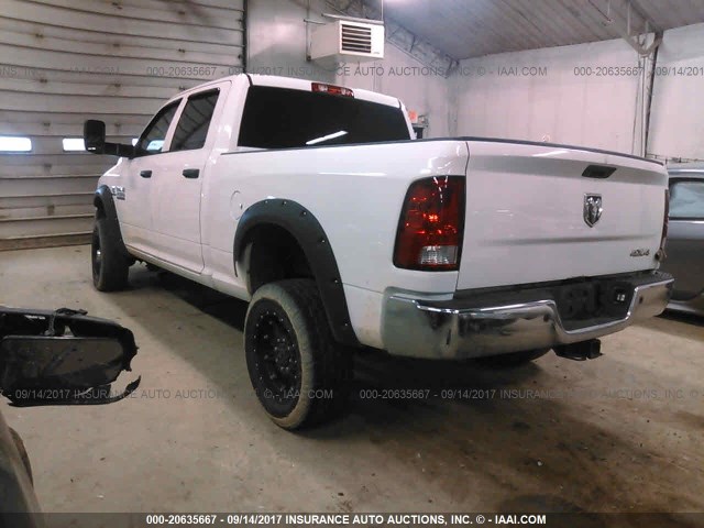 3C6UR5CL7EG272274 - 2014 RAM 2500 ST WHITE photo 3