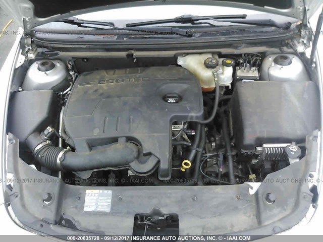 1G1ZC5E04CF201754 - 2012 CHEVROLET MALIBU 1LT 银色 照片 10