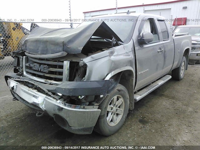 1GTEK19J77Z502530 - 2007 GMC NEW SIERRA K1500 GRAY photo 2