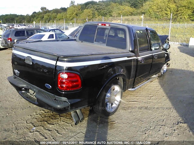 1FTRW073X3KB91411 - 2003 FORD F150 SUPERCREW HARLEY DAVIDSON BLACK photo 4