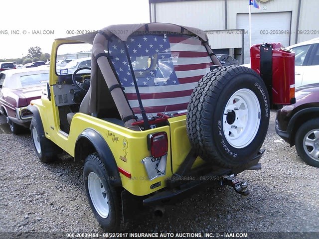 J8F835TE16593 - 2005 JEEP OTHER  YELLOW photo 3