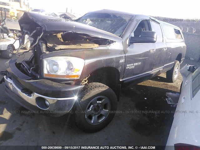 1D7KS28D46J182364 - 2006 DODGE RAM 2500 ST/SLT 黑色 照片 2