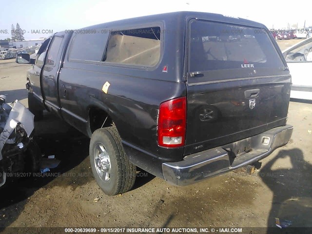 1D7KS28D46J182364 - 2006 DODGE RAM 2500 ST/SLT 黑色 照片 3
