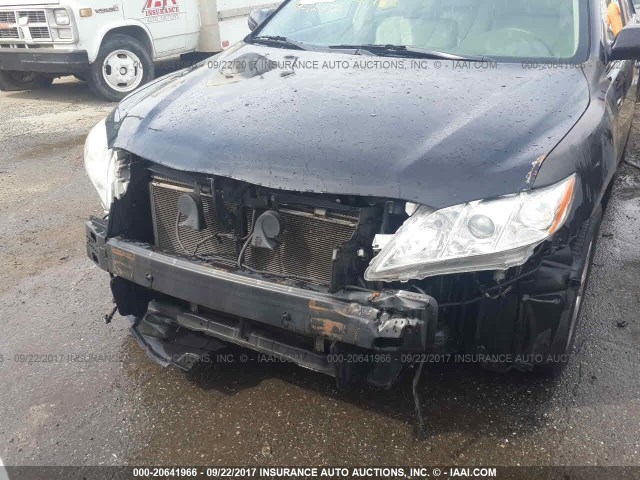 4T1BK46KX7U510146 - 2007 TOYOTA CAMRY NEW GENERAT LE/XLE/SE BLACK photo 6