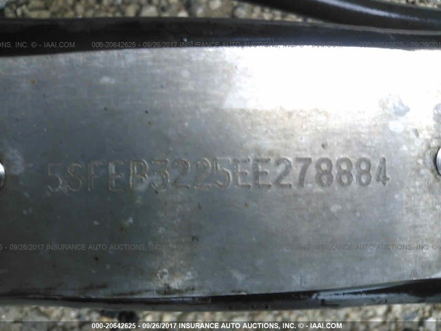 5SFEB3225EE278884 - 2014 HEARTLAND TRAIL RUNNER  Ağ foto 9