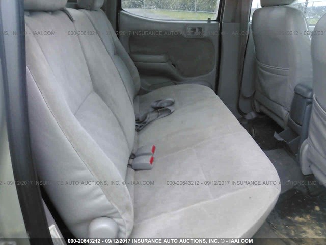 5TEGN92N71Z874926 - 2001 TOYOTA TACOMA DOUBLE CAB PRERUNNER SILVER photo 8