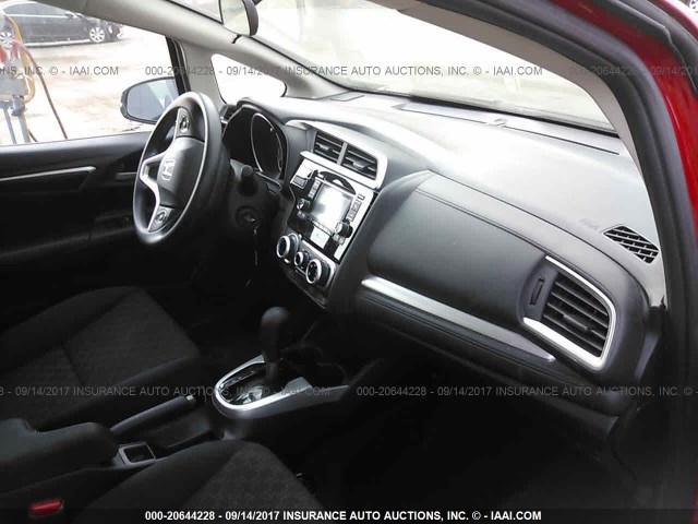 JHMGK5H59GX005722 - 2016 HONDA FIT LX Rouge photo 5
