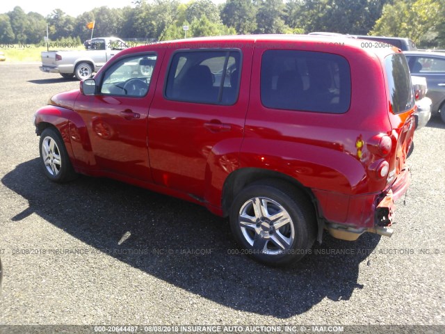 3GNBABFW7BS575499 - 2011 CHEVROLET HHR LT RED photo 3