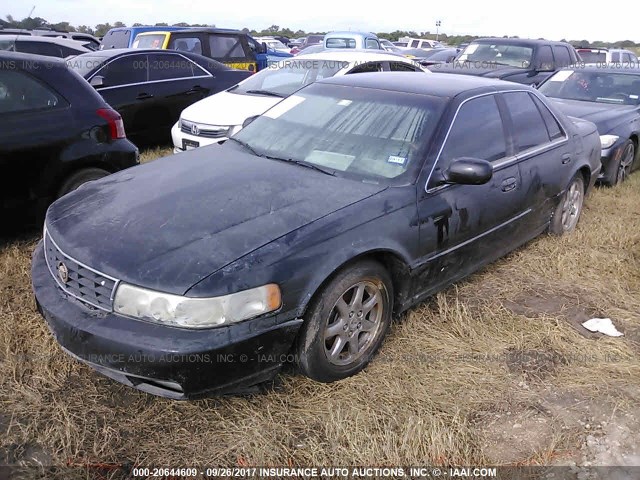 1G6KY5497WU932871 - 1998 CADILLAC SEVILLE STS BLACK photo 2