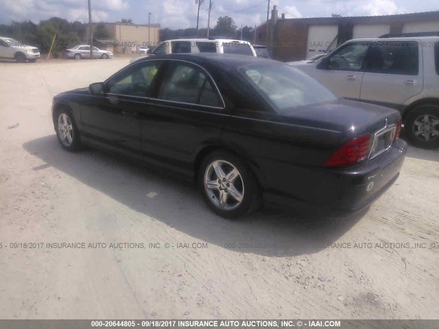 1LNHM87A12Y682861 - 2002 LINCOLN LS 黑色 照片 3