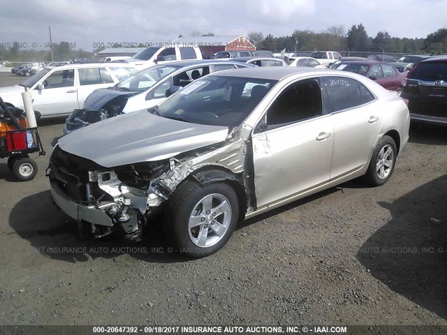 1G11C5SL2FF218391 - 2015 CHEVROLET MALIBU 1LT 银色 照片 2