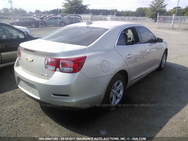 1G11C5SL2FF218391 - 2015 CHEVROLET MALIBU 1LT 银色 照片 4