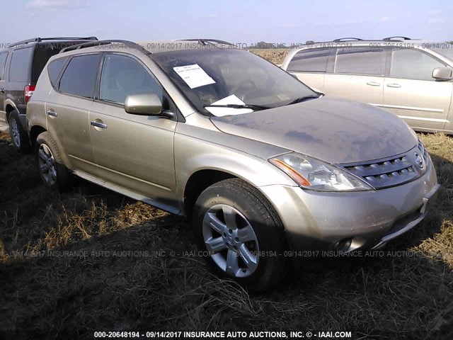 JN8AZ08W16W513450 - 2006 NISSAN MURANO SL/SE/S TAN photo 1