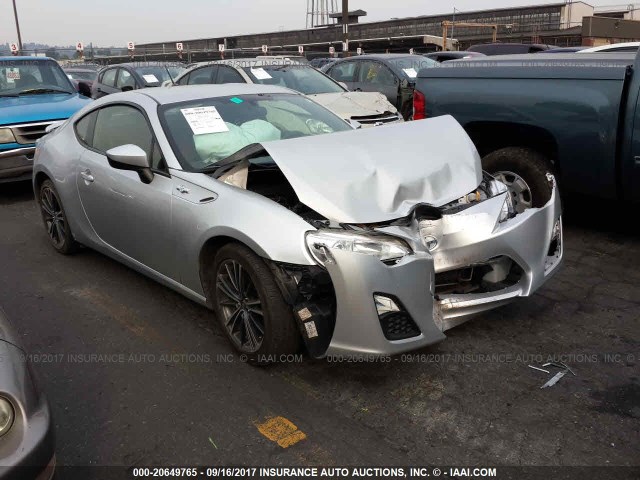 JF1ZNAA1XD1733118 - 2013 TOYOTA SCION FR-S ვერცხლისფერი ფოტო 1
