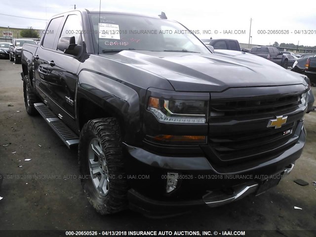 3GCUKREC5GG145091 - 2016 CHEVROLET SILVERADO K1500 LT BLACK photo 1