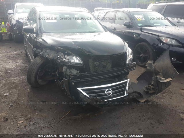 3N1AB7APXEY310224 - 2014 NISSAN SENTRA S/SV/SR/SL BLACK photo 6