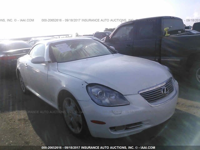 JTHFN48Y469002723 - 2006 LEXUS SC 430 WHITE photo 1