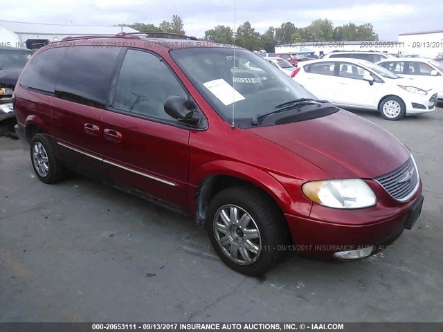 2C8GP64L84R577421 - 2004 CHRYSLER TOWN & COUNTRY LIMITED RED photo 1