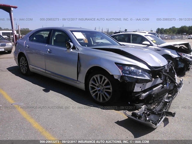 JTHGL5EF6E5051656 - 2014 LEXUS LS 460L SILVER photo 1