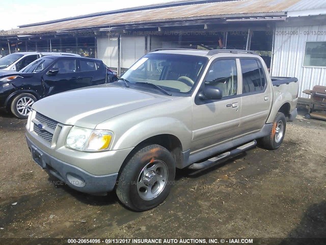 1FMZU67K85UB73749 - 2005 FORD EXPLORER SPORT TR  TAN photo 2