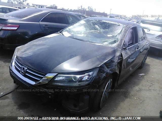 1HGCR2F55FA175057 - 2015 HONDA ACCORD SPORT 黑色 照片 2