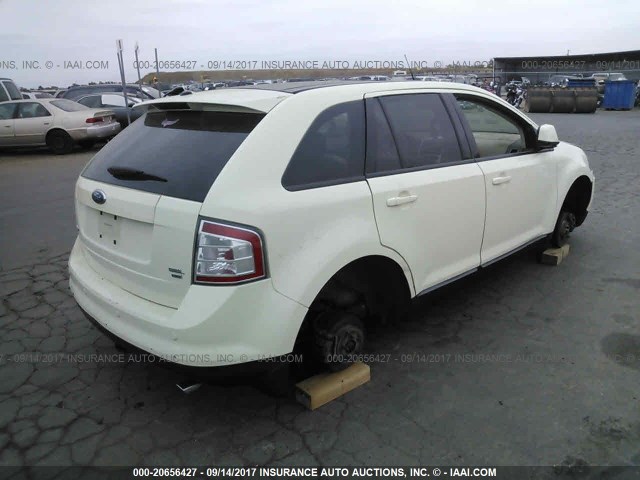 2FMDK49C37BB01098 - 2007 FORD EDGE SEL PLUS CREAM photo 4