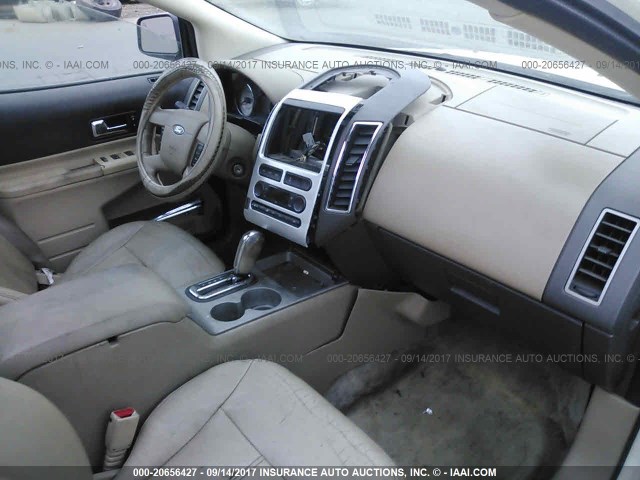 2FMDK49C37BB01098 - 2007 FORD EDGE SEL PLUS CREAM photo 5