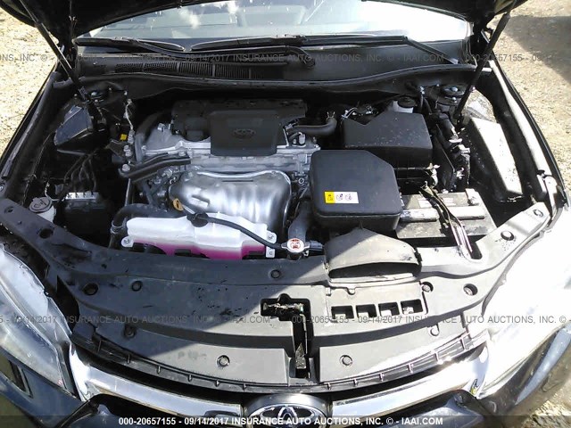 4T1BF1FK6HU776171 - 2017 TOYOTA CAMRY LE/XLE/SE/XSE BLACK photo 10