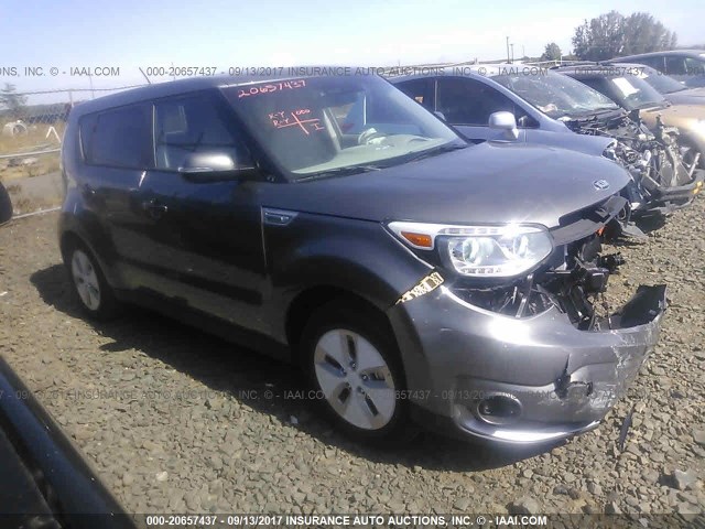 KNDJP3AE4G7012861 - 2016 KIA SOUL EV + GRAY photo 1