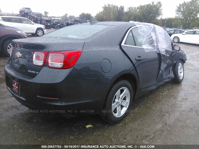 1G11C5SA7GU141688 - 2016 CHEVROLET MALIBU LIMITED LT BLACK photo 4