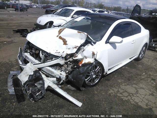 JTKDE177370170268 - 2007 TOYOTA SCION TC 白色 照片 2