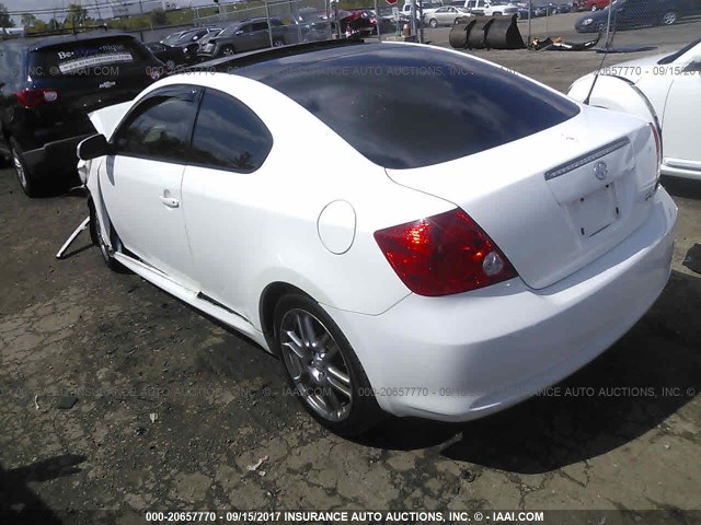 JTKDE177370170268 - 2007 TOYOTA SCION TC 白色 照片 3