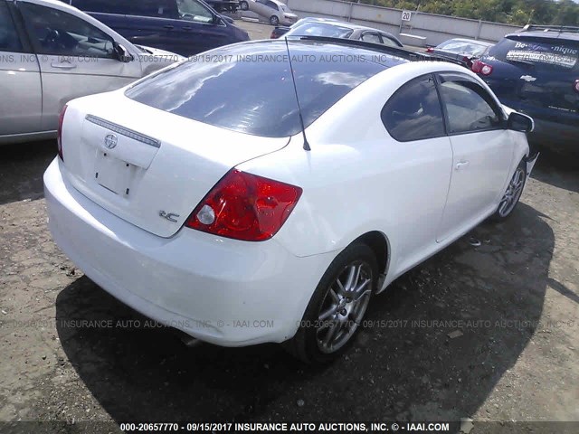 JTKDE177370170268 - 2007 TOYOTA SCION TC 白色 照片 4