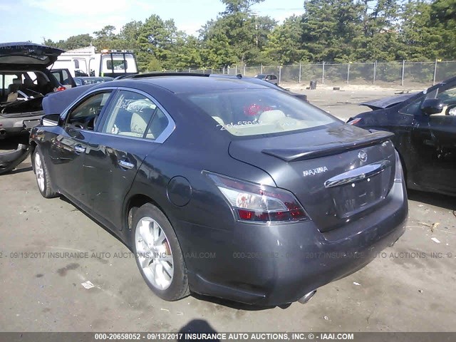 1N4AA5AP1DC816574 - 2013 NISSAN MAXIMA S/SV GRAY photo 3