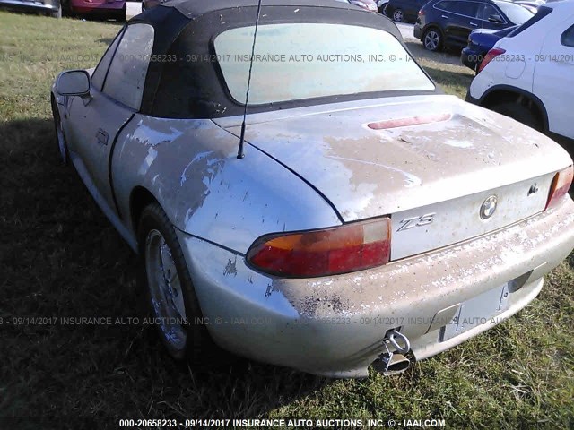 4USCH7323TLB71000 - 1996 BMW Z3 1.9 SILVER photo 3