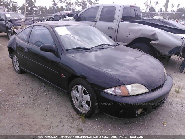 1G1JF12T4Y7140984 - 2000 CHEVROLET CAVALIER Z24 BLACK photo 1