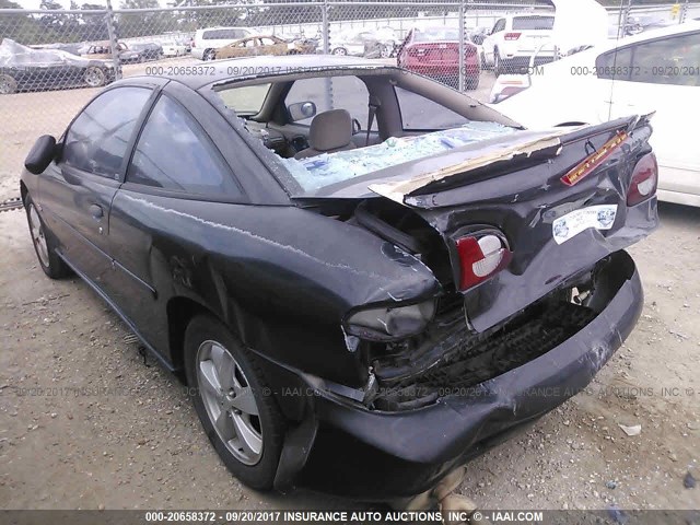 1G1JF12T4Y7140984 - 2000 CHEVROLET CAVALIER Z24 BLACK photo 3