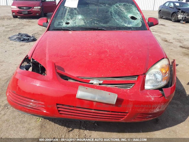 1G1AZ55F467836147 - 2006 CHEVROLET COBALT LTZ RED photo 10