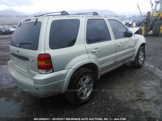 1FMCU94105KE00463 - 2005 FORD ESCAPE LIMITED TAN photo 4